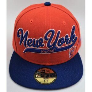 New York Knicks NBA Basketball New Era 59Fifty Hardwood Classics Hat Cap Men 7.5